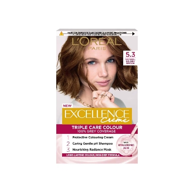 Picture of L'Oreal Excellence Creme Triple Care Colour - 5.3 Natural Golden Brown