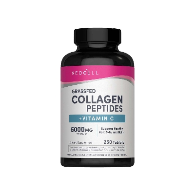 Picture of Neocell Grassfed Collagen Peptides + C 250 Tablets