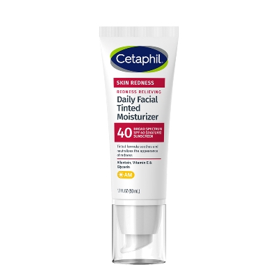 Picture of Cetaphil Skin Redness Daily Facial Tinted Moisturizer Sunscreen AM SPF40 50ml