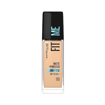 Picture of Maybelline Fit Me Matte Poreless 16H Oil Control Foundation - 118
