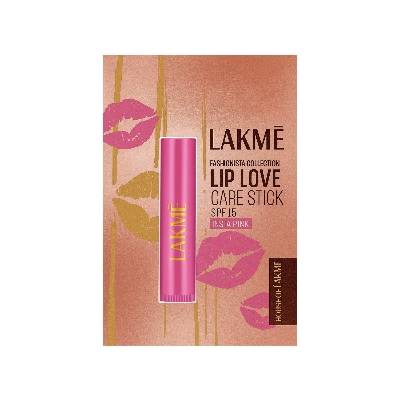 Picture of Lakme Lip Love Care Stick SPF15 Insta Pink 4.5gm