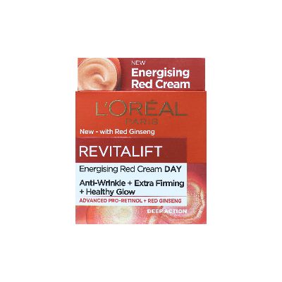 Picture of LOreal Paris Revitalift Energising Red Day Cream 50ml