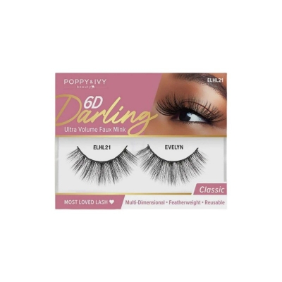 Picture of Absolute New York 6D Darling Ultra Volume Faux Mink Eye Lashes - ELHL21 Evelyn
