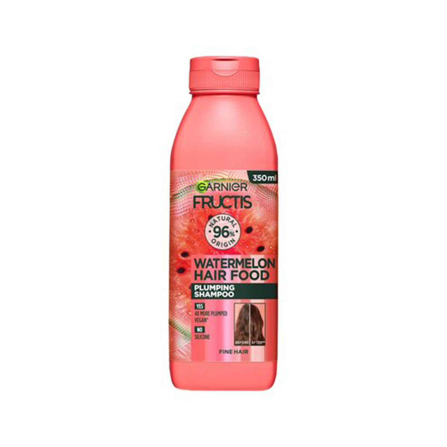 Picture of Garnier Ultimate Blends Watermelon Hair Food Plumping Shampoo 350ml