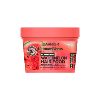 Picture of Garnier Ultimate Blends Plumping Watermelon Hair Food + Vitamin C, E, F Multi-Use Mask 400ml