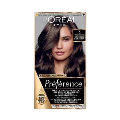 Picture of Loreal Preferance Hair Color - 3.0 Dark Brown