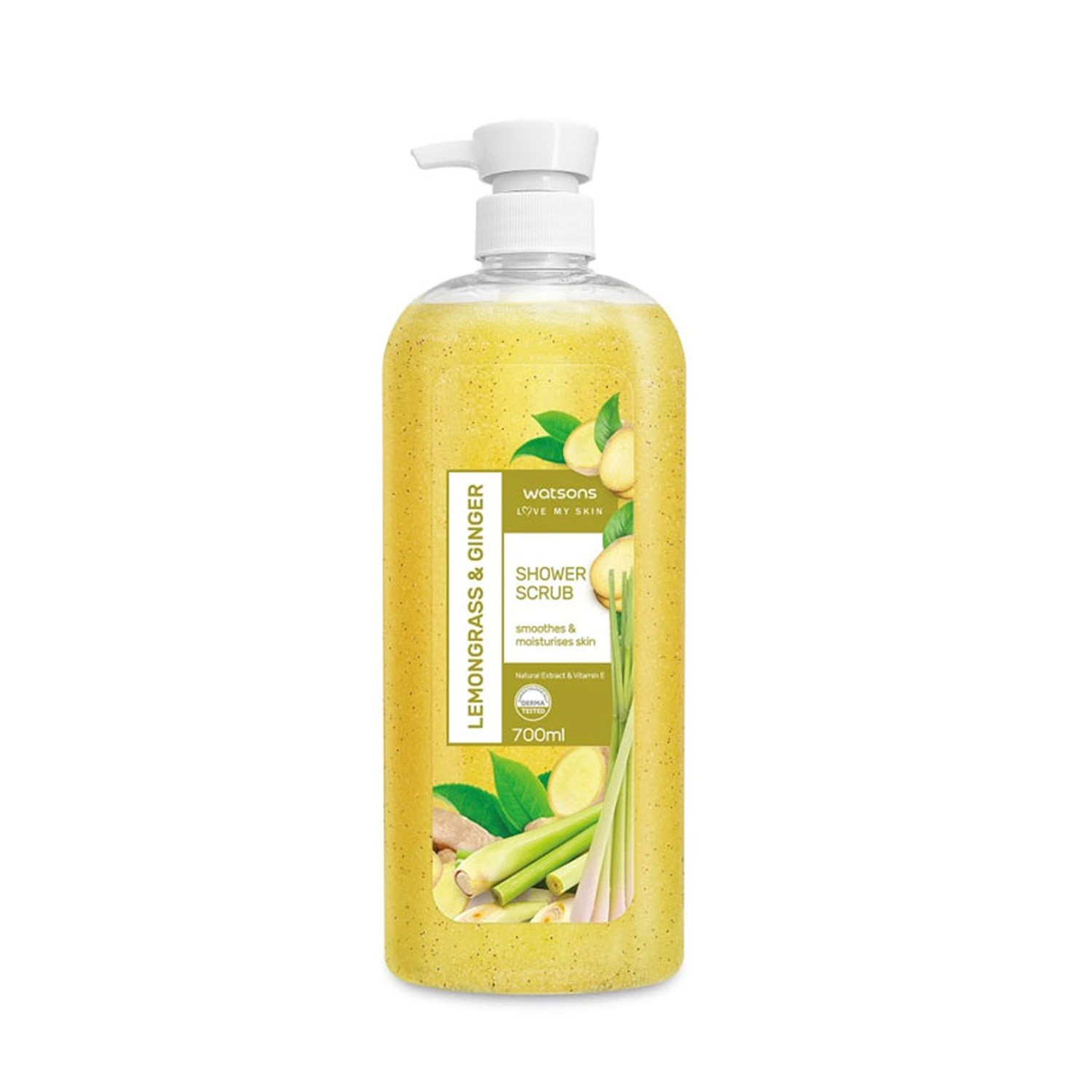Picture of Watsons Lemongress & Ginger Shower Scrub 700ml