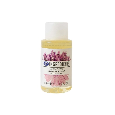 Picture of Boots Ingredients Lavender & Lilac Massage Oil 100ml