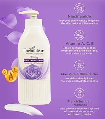 Picture of Enchanteur Alluring Satin Smooth Perfumed Body Lotion - 500ml