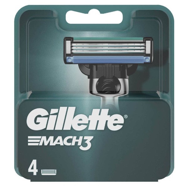 Picture of Gillette Mach3 Razor Blades for Men - 4 Cartridge