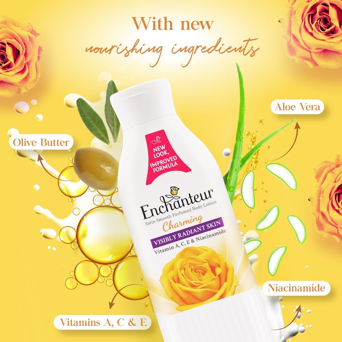 Picture of Enchanteur Charming Perfumed Body Lotion with Aloe Vera & Olive Butter 250 ml