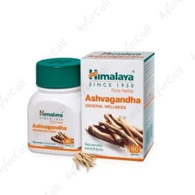 Picture of Ashvagandha Genaral Wellness 60 Tablets 1 Pack