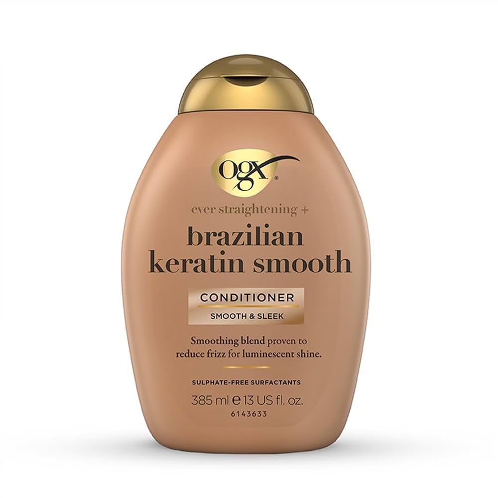Picture of Ogx Ever Straight Brazilian Keratin Smooth Conditioner 385ml