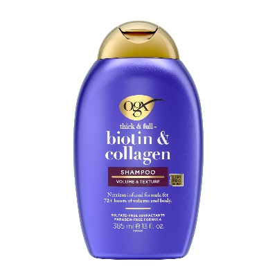 Picture of OGX Organix Thick And Full Biotin And Collagen Shampoo, 385Ml