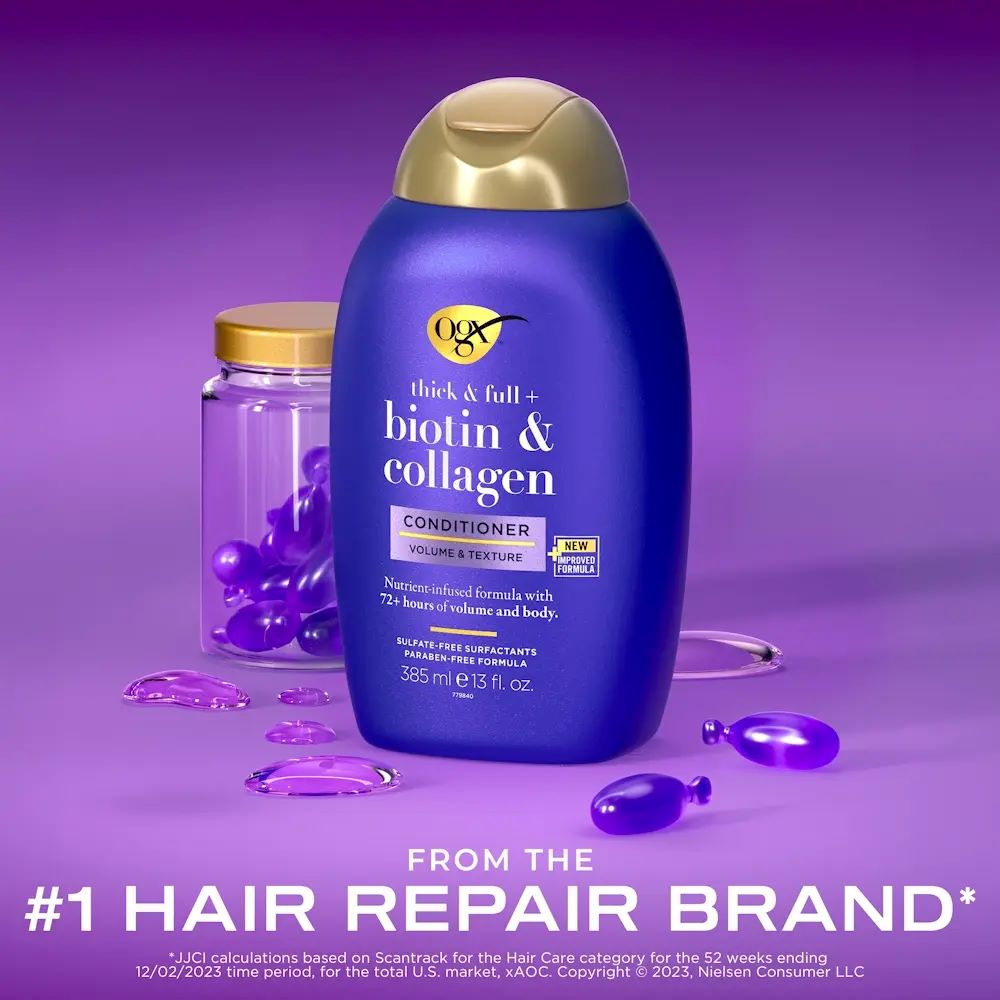 Picture of OGX Organix Thick And Full Biotin And Collagen Conditioner, 385Ml