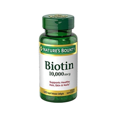 Picture of Nature’s Bounty Biotin 10000mcg Ultra Strength 120 Softgels