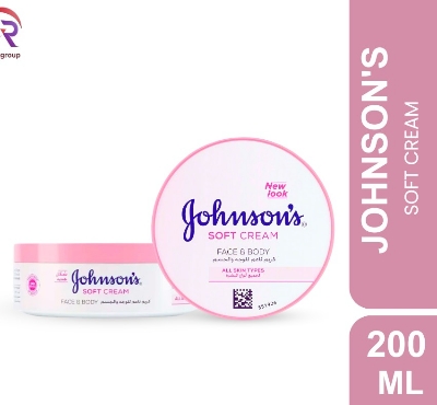 Picture of UAE Johnson's Soft Cream Face and Body - 200 ml