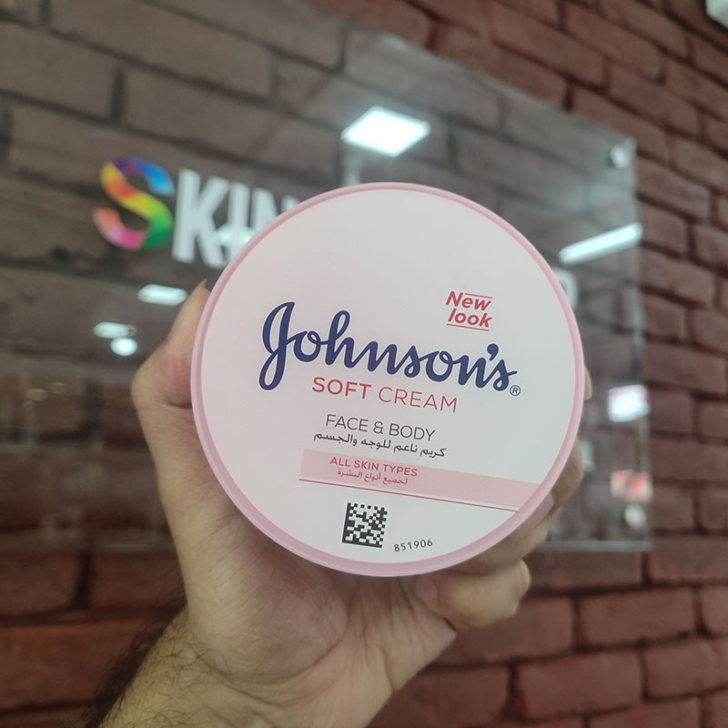 Picture of UAE Johnson's Soft Cream Face and Body - 200 ml