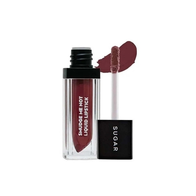 Picture of Sugar Cosmetics New Smudge Me Not Liquid Lipstick - 16 Bare Flair