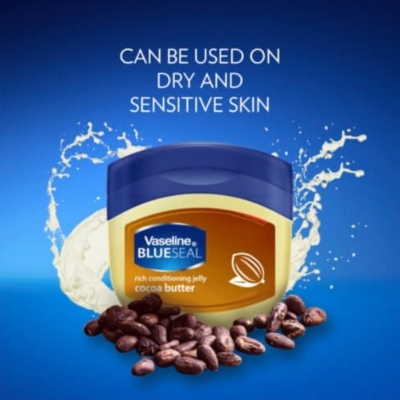 Picture of UAE Vaseline Blueseal Rich Conditioning Jelly Cocoa Butter 50Ml