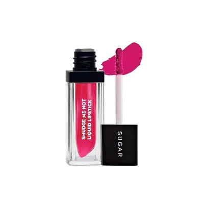 Picture of Sugar Cosmetics New Smudge Me Not Liquid Lipstick - 07 Rethink Pink