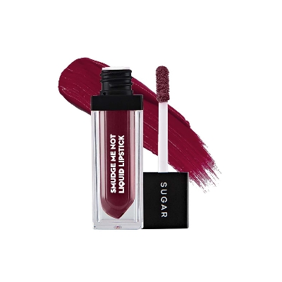 Picture of Sugar Cosmetics Smudge Me Not Liquid Lipstick - 25 Very Mulberry