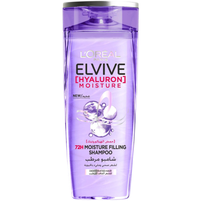 Picture of International Egypt product Hair care Loreal ELVIVE Hyaluron moisture shampoo used for male/ female - 400 ml
