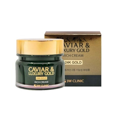 Picture of 3W Clinic Caviar & Luxury Gold Rich Cream 100g