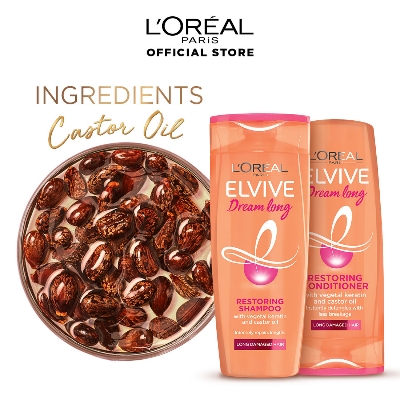 Picture of International Egypt Product hair Care Loreal Paris Elvive Dream Long Restoring Conditioner For Long Damage Hair Used For Male /Female -360Ml