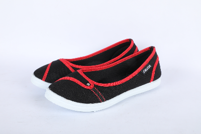 Picture of Women Ballet Flats Red-Black