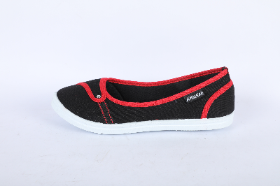 Picture of Women Ballet Flats Red-Black