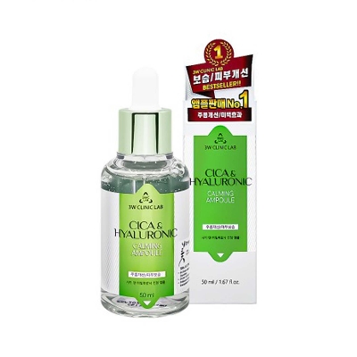 Picture of 3W Clinic Lab Cica & Hyaluronic Calming Ampoule 50ml