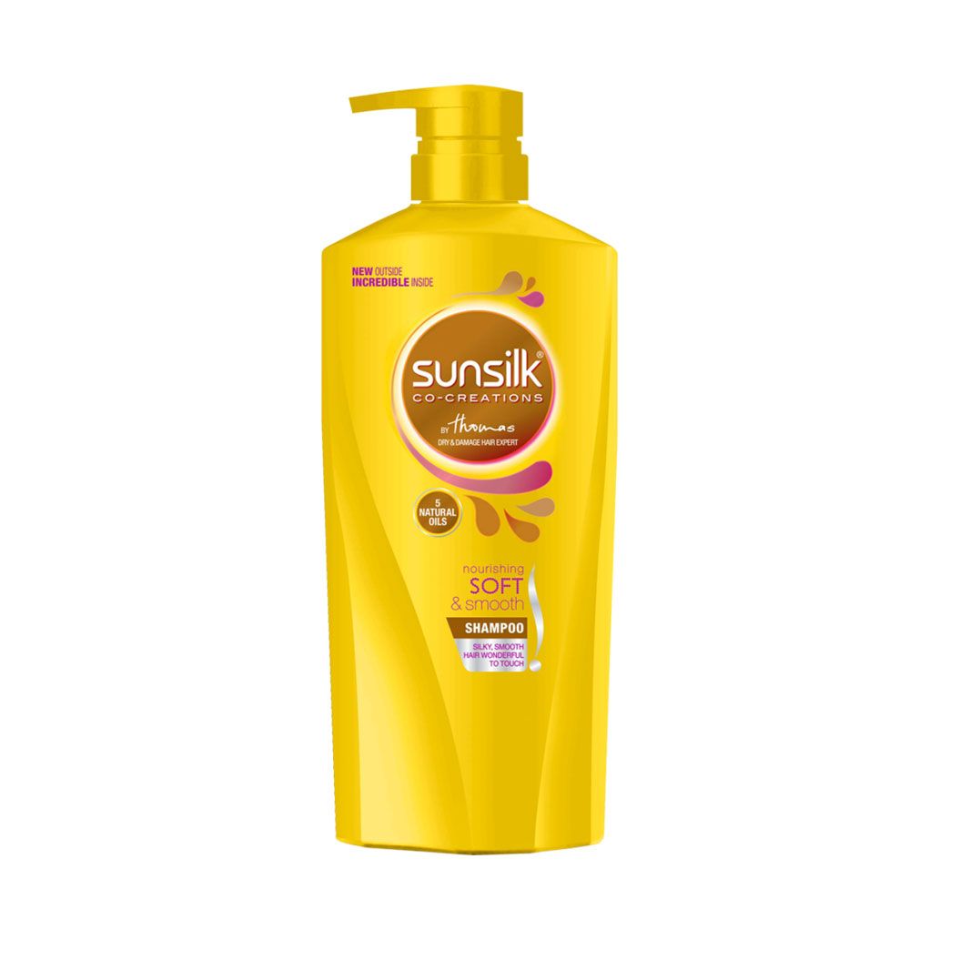Picture of International Thailand product hair care product Sunsilk shampoo Soft and Smooth used for male/ female - 625 ml