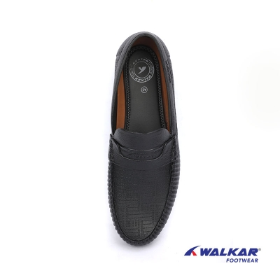 Men's Water Proof Moccasin Shoe-Black Walkar Fashion Shoponline shop bangladeshothoba.com