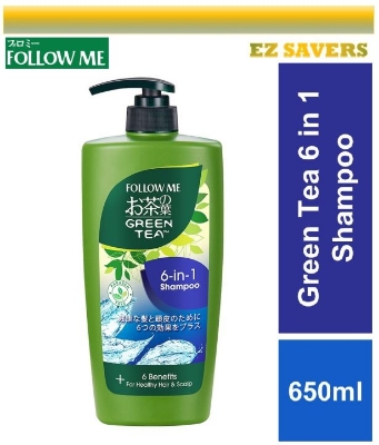 Picture of International Malaysian product Follow Me Green Tea 6-in-1 Shampoo 650 ml