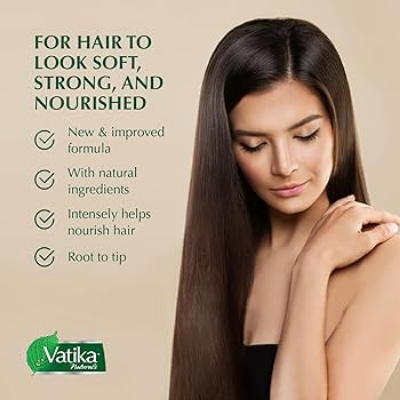 Picture of International UAE product Vatika Cactus Enriched Hair Oil Hair Fall Control - 300 ml