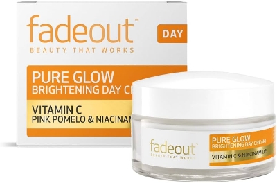 Picture of International UK Product Fade out Pure Glow Brightening Day cream With Vitamin C Pink Pomelo & Miacinamide Used For male/ female 50 Ml