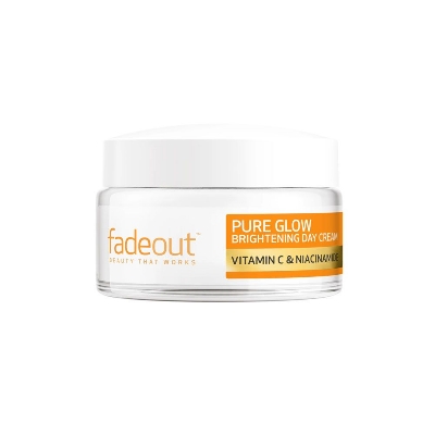 Picture of International UK Product Fade out Pure Glow Brightening Day cream With Vitamin C Pink Pomelo & Miacinamide Used For male/ female 50 Ml