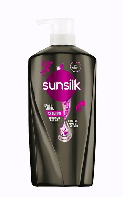 Picture of Thailand product hair care product Sunsilk Black Shine Shampoo for Shiny Dark, Black Hair for male/ female - 625 ml