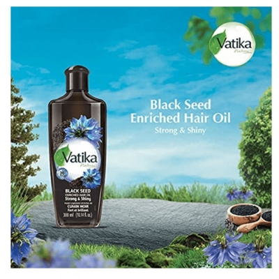 Picture of International UAE product Dabur Vatika Black Seed Enriched Hair Oil 300ml