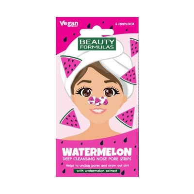 Picture of Beauty Formulas Watermelon Deep Cleansing Nose Pore Strips