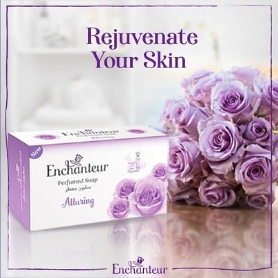 Picture of Malaysian productEnchanteur Alluring Perfumed Soap used for male/ female - 125 gm