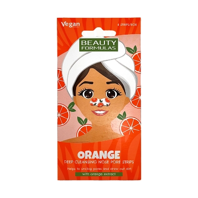 Picture of Beauty Formulas Orange Deep Cleansing Nose Pore Strips