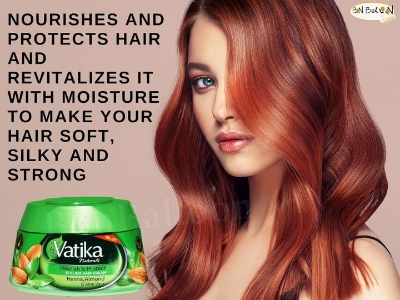 Picture of UAE Products Vatika Nourish & Protect Styling Hair Cream  with Olive & Henna  140ml