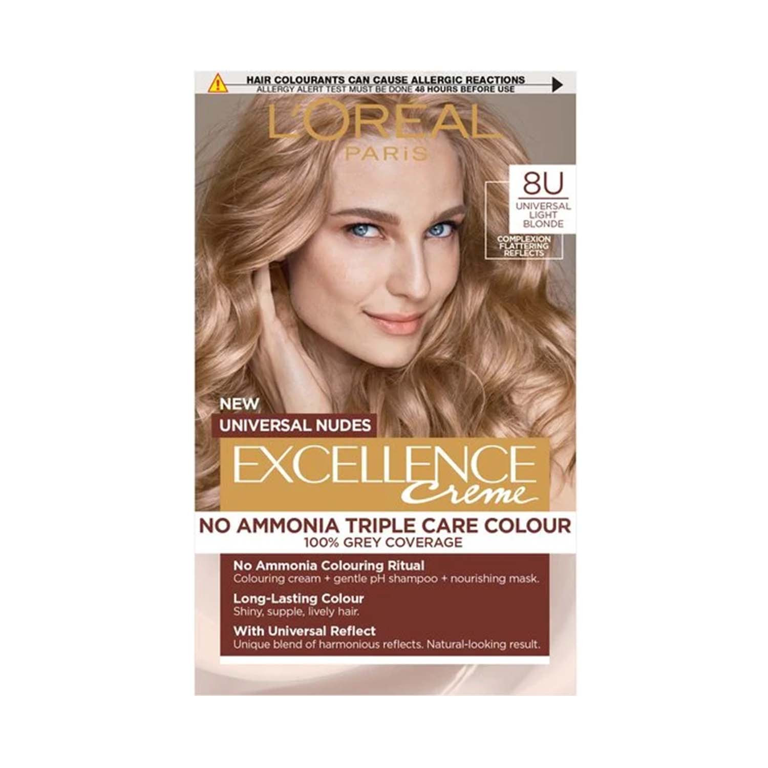 Picture of L'Oreal Excellence No Ammonia Triple Care Colour - 8U Universal Light Blonde