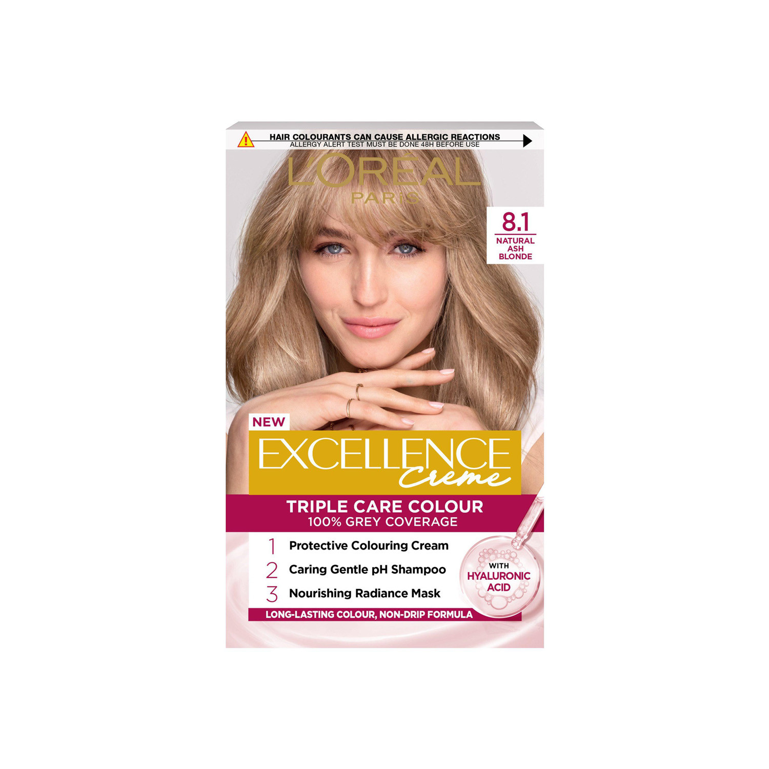 Picture of L'Oreal Excellence Creme Triple Care Colour - 8.1 Natural Ash Blonde