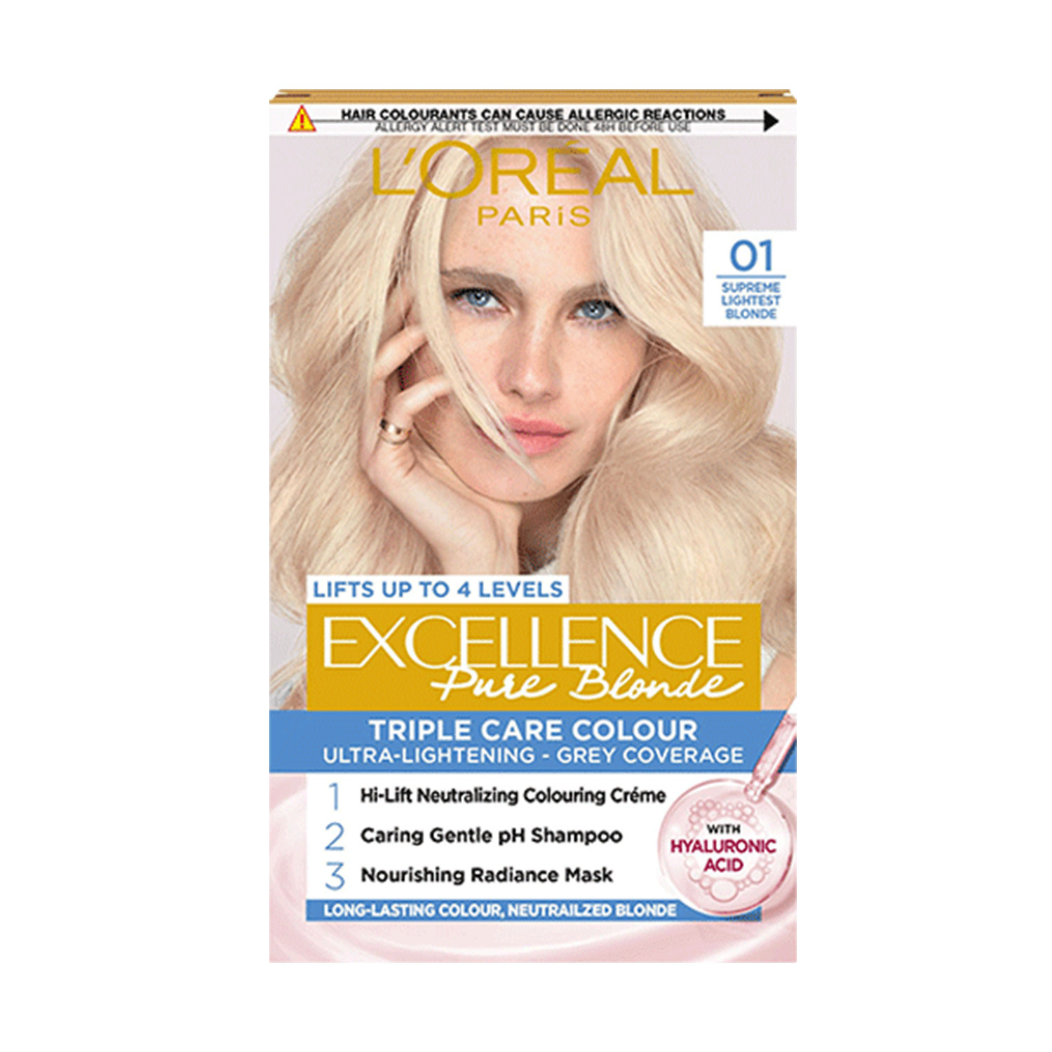 Picture of Loreal Hair Colour Excellence - 01 Supreme Lightest Blonde