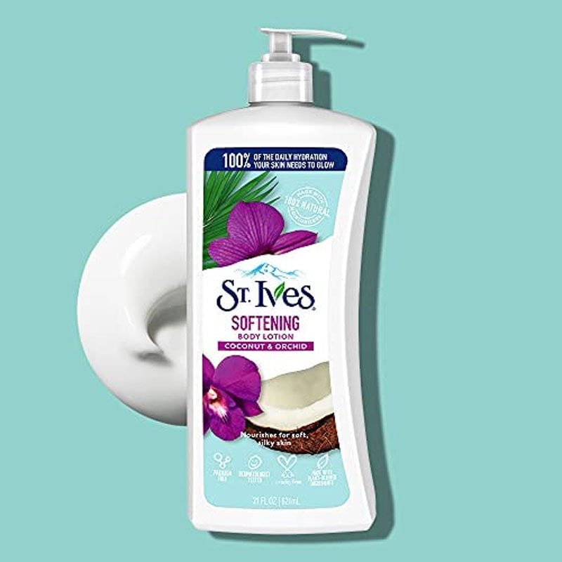 Picture of International new Zealand product St. Ives Softening Coconut & Orchid Body Lotion - 621ml