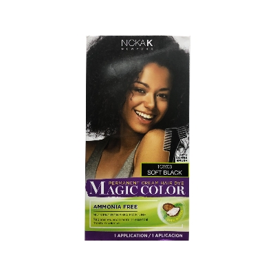 Picture of Nicka K Permanent Cream Hair Dye Magic Color - TCW003 Soft Black