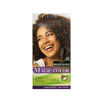 Picture of Nicka K Permanent Cream Hair Dye Magic Color - TCW11 Bronze Blonde